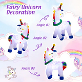 Tangkula 6 FT Christmas Magic Unicorn