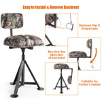 360 Swivel Camo Hunting Chair - Tangkula