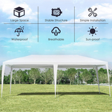 Tangkula 10 x 20 Feet Canopy Tent, Waterproof Wedding Canopy with Wind Rope, Outdoor Shelter Pavilion for Parties