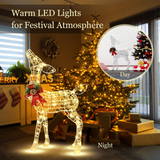 Tangkula Lighted Christmas Reindeer