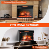 Tangkula 26 Inch 1500W Infrared Quartz Electric Fireplace Insert