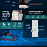 Tangkula 52-Inch Ceiling Fan with Remote Control