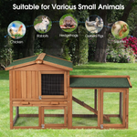 Rabbit Hutch Indoor and Outdoor - Tangkula