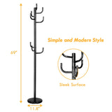 Tangkula Metal Coat Rack Hat Stand