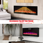 50 Inches Electric Fireplace Insert - Tangkula