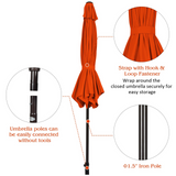 Tangkula 9FT Patio Umbrella