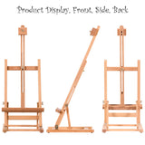 TANGKULA Tabletop H-Frame Wood Easel, Holding Canvas up to 22"