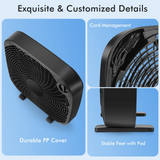 3-Speed Box Fan, 20 inch Floor Fan for Full-Force Circulation with Air Conditioner