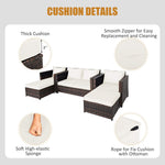 5 Pieces Patio Furniture Set - Tangkula