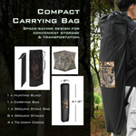 2-3 Person Pop up Ground Blind - Tangkula