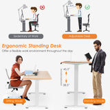 Tangkula 55 x 28 Inches Electric Standing Desk