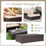 Patio Rattan Daybed - Tangkula