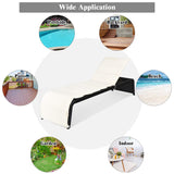 Tangkula Outdoor Chaise Lounge Chair, 5-Position Adjustable Rattan Recliner Chair
