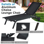 Outdoor Aluminum Chaise Lounge