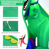 Tangkula 6 FT Christmas Inflatable Dinosaur, Indoor & Outdoor Christmas Decoration