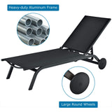 Outdoor Aluminum Chaise Lounge