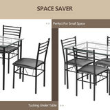 Tangkula Dining Table Set