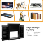 70 Inches Freestanding Mantel Stand - Tangkula