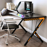 Gaming Desk PC Computer Desk, Home Office Study Writing Table for Small Space
