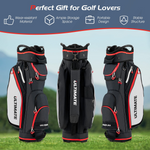 9.5" Golf Cart Bag - Tangkula