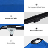 Folding Camping Cot, Portable Camping Bed with Steel Frame