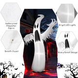 Tangkula 12 FT Halloween Inflatable Ghost, Quick Blow up Halloween Decoration, Giant Inflatable Specter with Bright LED Lights
