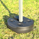 Tangkula Set of 4/6/8 Canopy Weights, 30lbs Weight Plate Kit with No-Pinch Design for Easy Installation and Removal