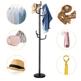 Tangkula Metal Coat Rack Hat Stand