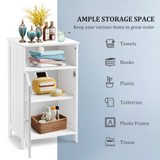 Tangkula Bathroom Floor Storage Cabinet