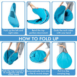 Tangkula 2-4 Person Pop up Beach Tent, UPF50+ Beach Sun Shade with Carrying Bag