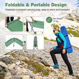 Tangkula Folding Camping Cot, Portable Sleeping Cot with Carrying Bag