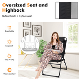Folding Patio Dining Chairs Set of 2 - Tangkula