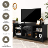 Farmhouse Wood Universal TV Stand for TV's up to 65", Rustic TV Console Table