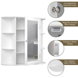 Tangkula Bathroom Medicine Cabinet with Mirror