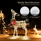 Tangkula Lighted Christmas Reindeer