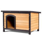 Wooden Dog House Outdoor Indoor - Tangkula