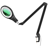 Magnifier Glass Desk Lamp with a Small 12D Lens, 5"Diameter Glass Lens