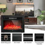 28.5 Inches Recessed Electric Fireplace Insert - Tangkula