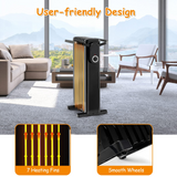 Tangkula 1500W Oil Filled Radiator Heater, Portable Electric Space Heater with 3 Heat Settings