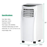 8000 BTU Portable Air Conditioner, 3-in-1 Air Cooler w/Built-in Dehumidifier, Fan Mode