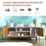 2 Door TV Stand for TVs up to 50 inch Flat Screen - Tangkula
