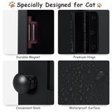 Tangkula 2-Tier Litter Box Enclosure, Cat House, Hidden for Large Cat (Black & Grey)