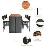 7 PCS Outdoor Dining Set - Tangkula