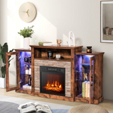 Tangkula Electric Fireplace TV Stand