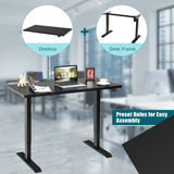 Tangkula Electric Standing Desk, 48 x 24 Inch Sit to Stand Up Desk