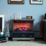  27 Inch Freestanding Fireplace - Tangkula