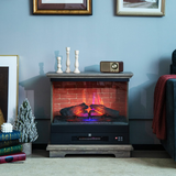  27 Inch Freestanding Fireplace - Tangkula