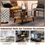 Small Coffee Table for Small Space - Tangkula