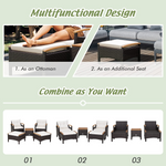 5 Piece Patio Furniture Set - Tangkula