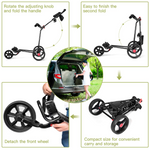 Lightweight Collapsible Golf Pull Cart - Tangkula